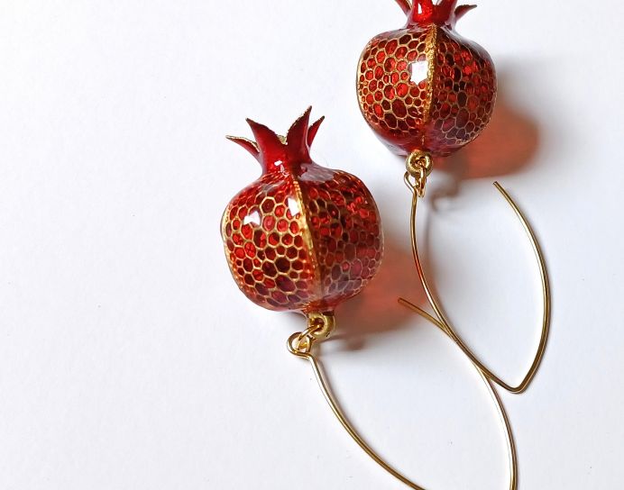 Pomegranate Earrings